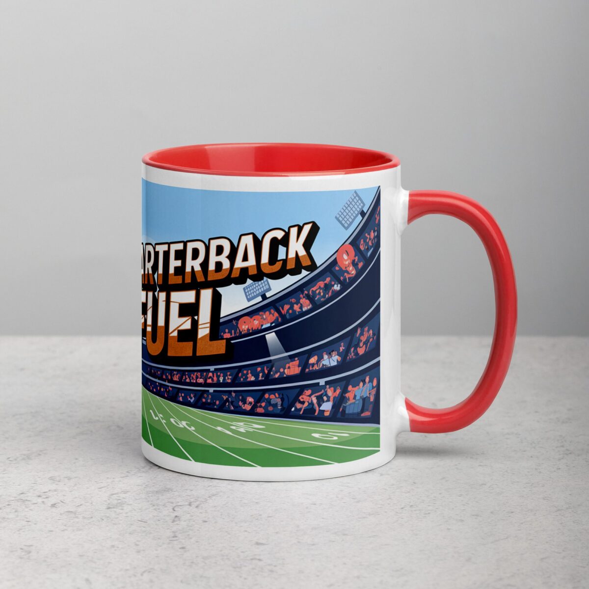 Quarterback Fuel Football Coffee Mug - Image 9