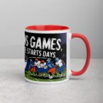 Defense Wins Games, Coffee Starts Days Football Mug - Image 9