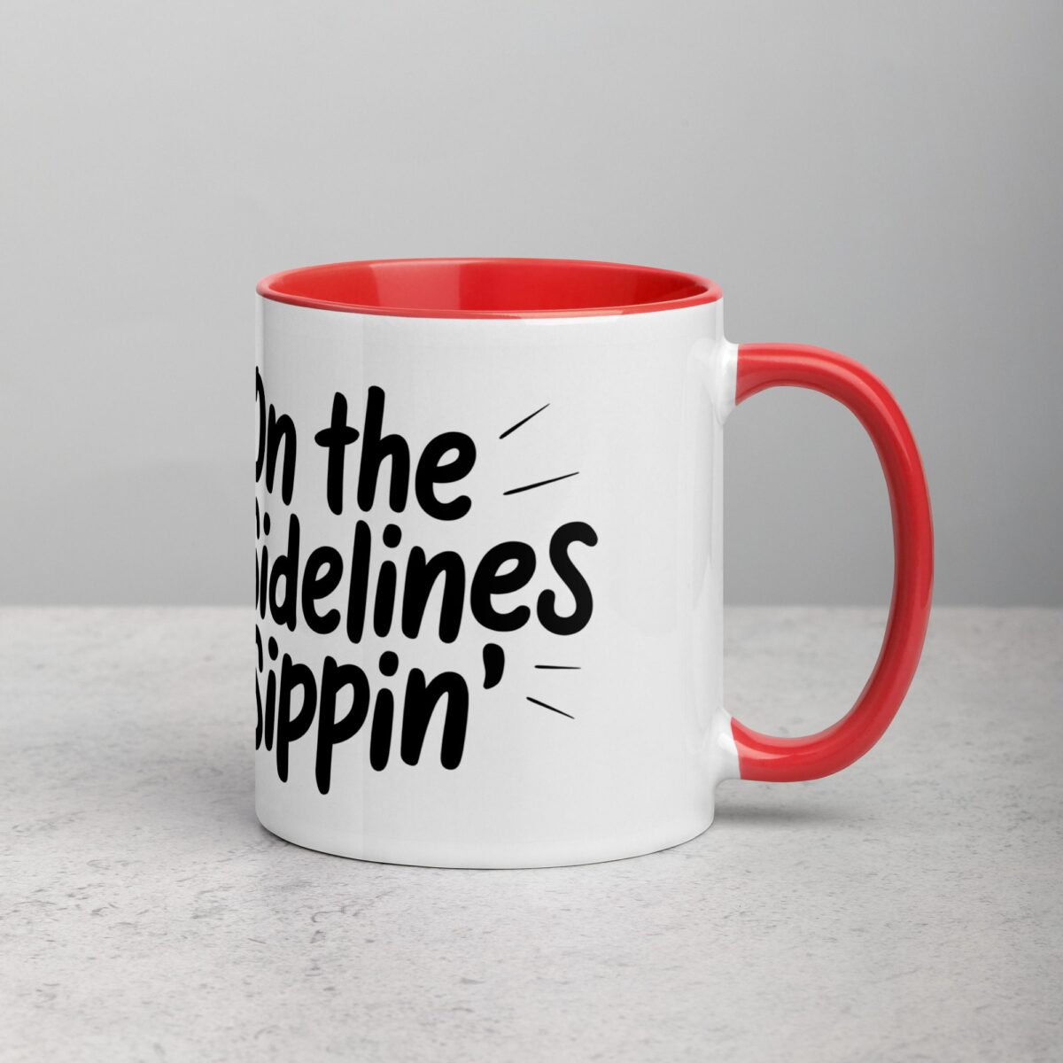 On the Sidelines Sippin’ Football Coffee Mug & Tea Cup - Image 9