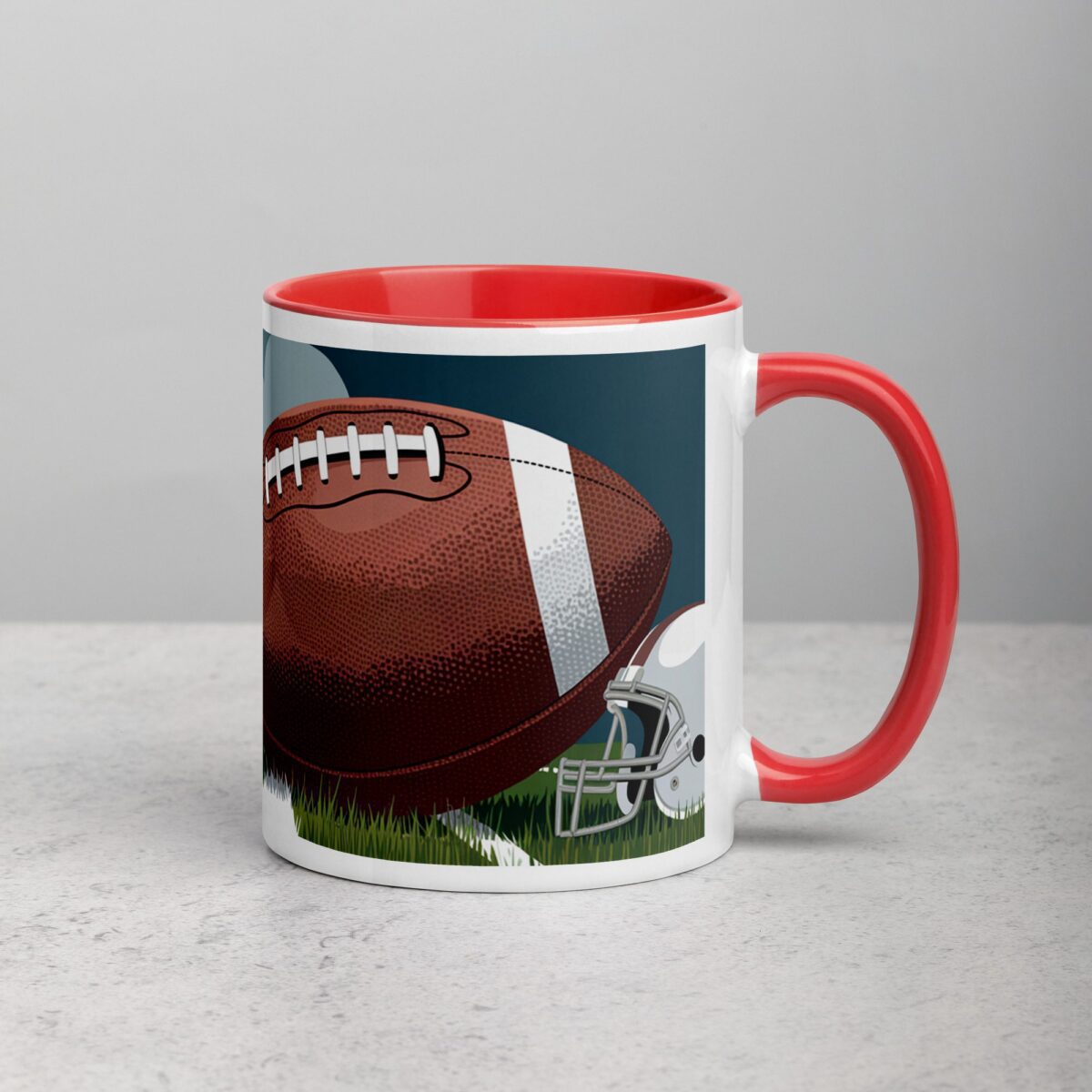 I Love Football Elegant Coffee Mug & Tea Cup - Image 9
