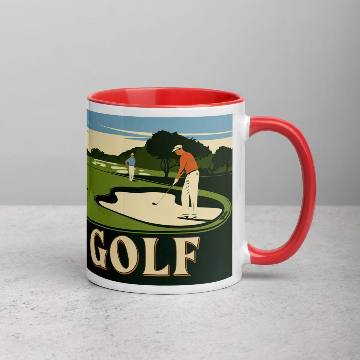 I Love Golf Retro Coffee Mug & Tea Cup - Image 9