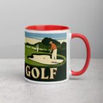 I Love Golf Retro Coffee Mug & Tea Cup - Image 9