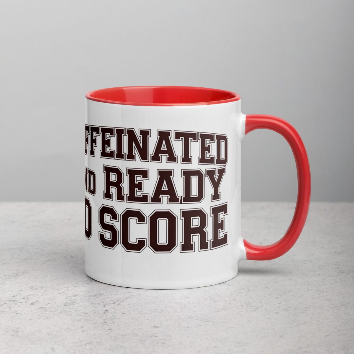 Caffeinated and Ready to Score Hockey Mug - Image 9