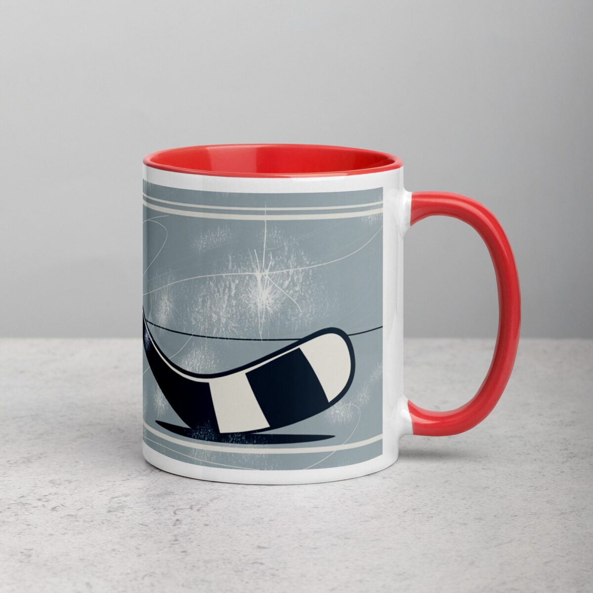 I Love Hockey Elegant Hockey Coffee Cup - Image 9