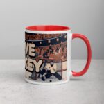 I Love Hockey Retro Hockey Coffee Cup - Image 9