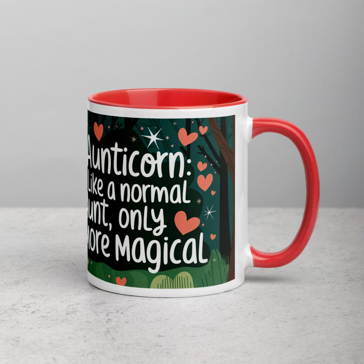 Aunticorn: Like a Normal Aunt, Only More Magical Mug - Image 9