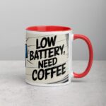 Low Battery, Need Coffee Gamer Mug - Image 9