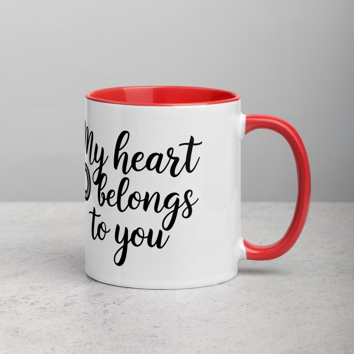 My Heart Belongs to You Girlfriend Coffee Mug - Image 9