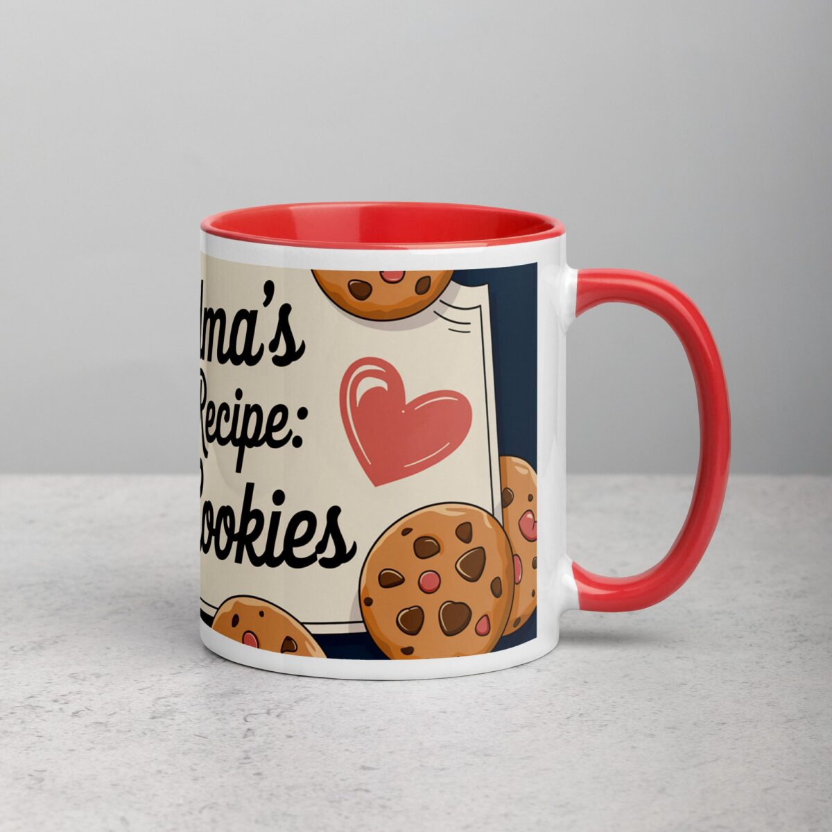 Grandma’s Secret Recipe: Love & Cookies Coffee Mug - Image 9
