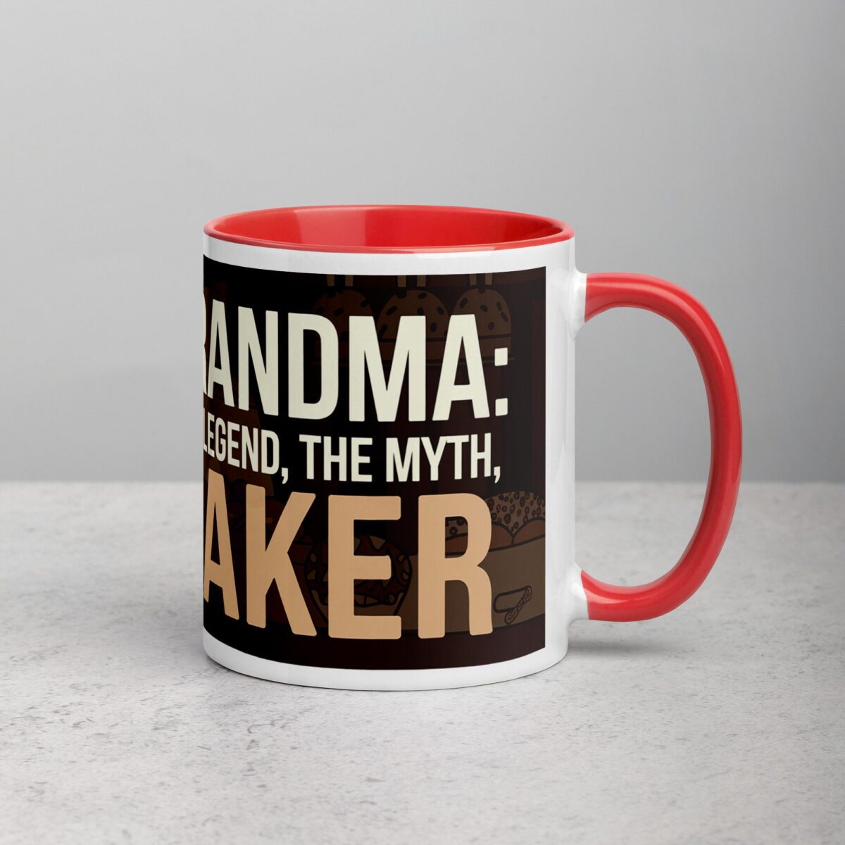 Grandma: The Legend, The Myth, The Baker Coffee Mug - Image 9