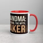 Grandma: The Legend, The Myth, The Baker Coffee Mug - Image 9