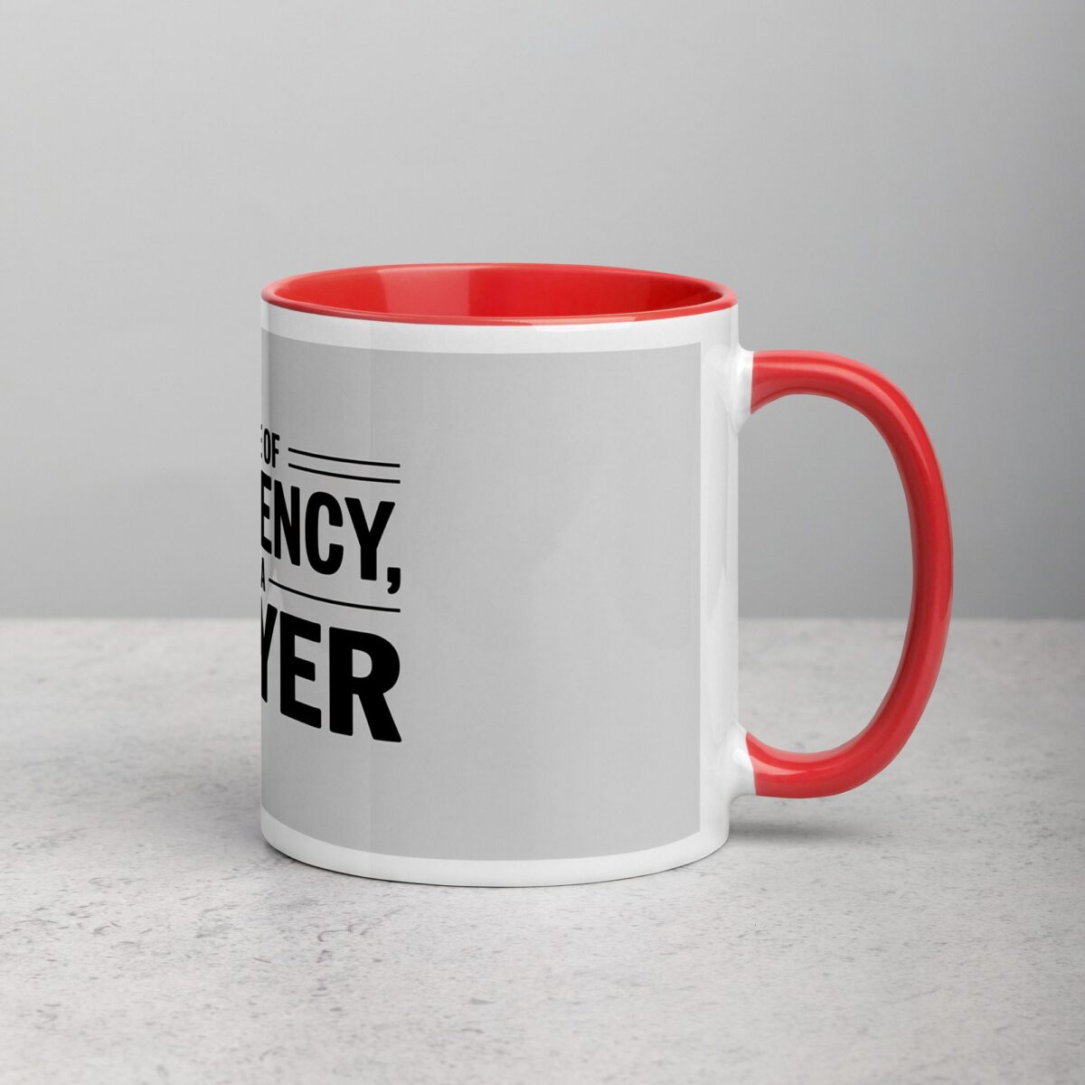 In Case of Emergency, Call a Lawyer Coffee Mug - Image 9