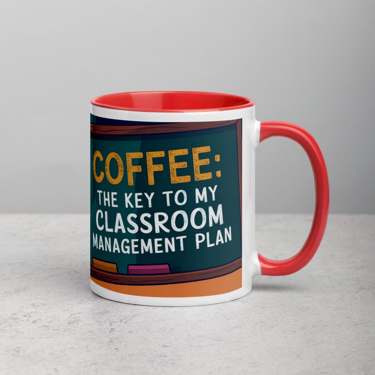 Coffee: The Key to My Classroom Management Plan Teachers Mug - Image 9