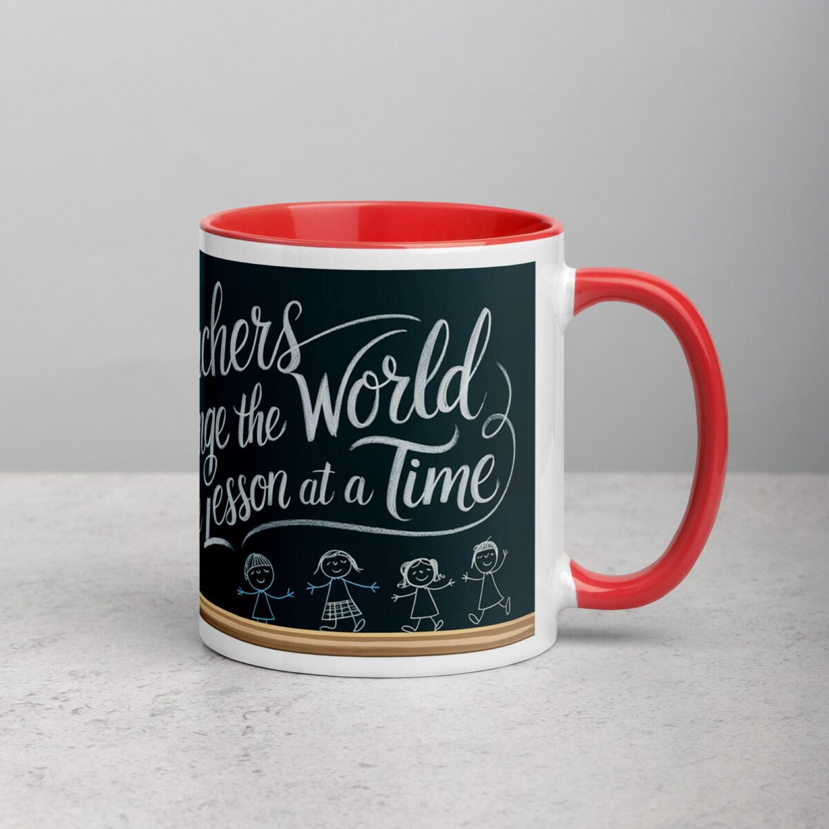Teachers Change the World One Lesson at a Time Mug - Image 9