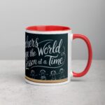 Teachers Change the World One Lesson at a Time Mug - Image 9