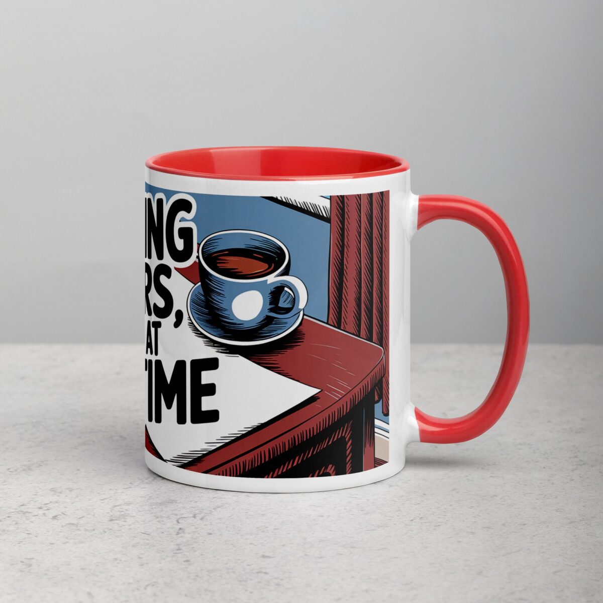 Grading Papers, One Sip at a Time Coffee Mug - Image 9