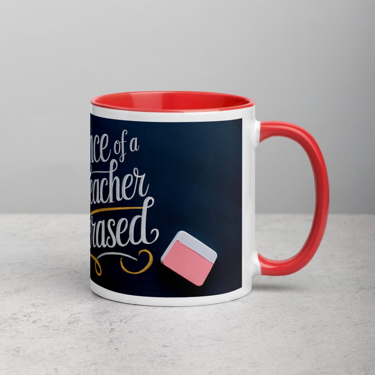 The Influence of a Great Teacher Is Never Erased Coffee Mug - Image 9