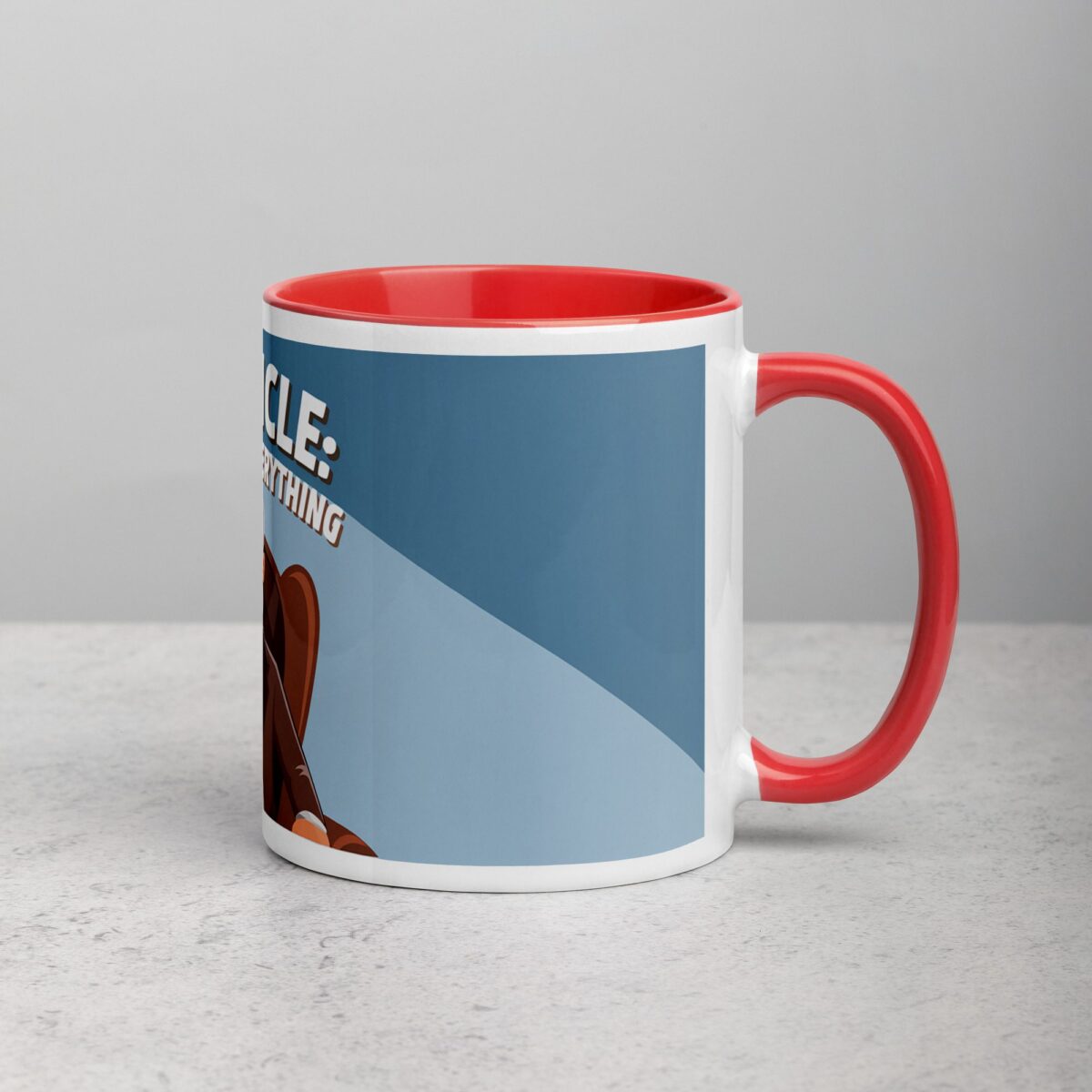 Ask Uncle: He Knows Everything Coffee Mug - Image 9