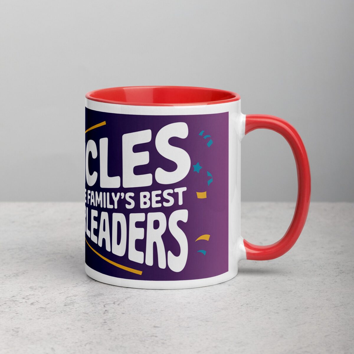 Uncles Are the Family’s Best Cheerleaders Coffee Mug - Image 9