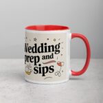 Wedding Prep and Sips Bridesmaid Mug - Image 9