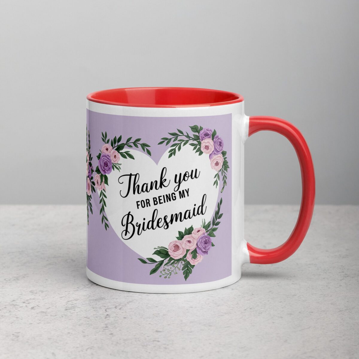 Thank You for Being My Bridesmaid Sophisticated Coffee Mug - Image 9