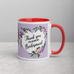 Thank You for Being My Bridesmaid Sophisticated Coffee Mug - Image 9