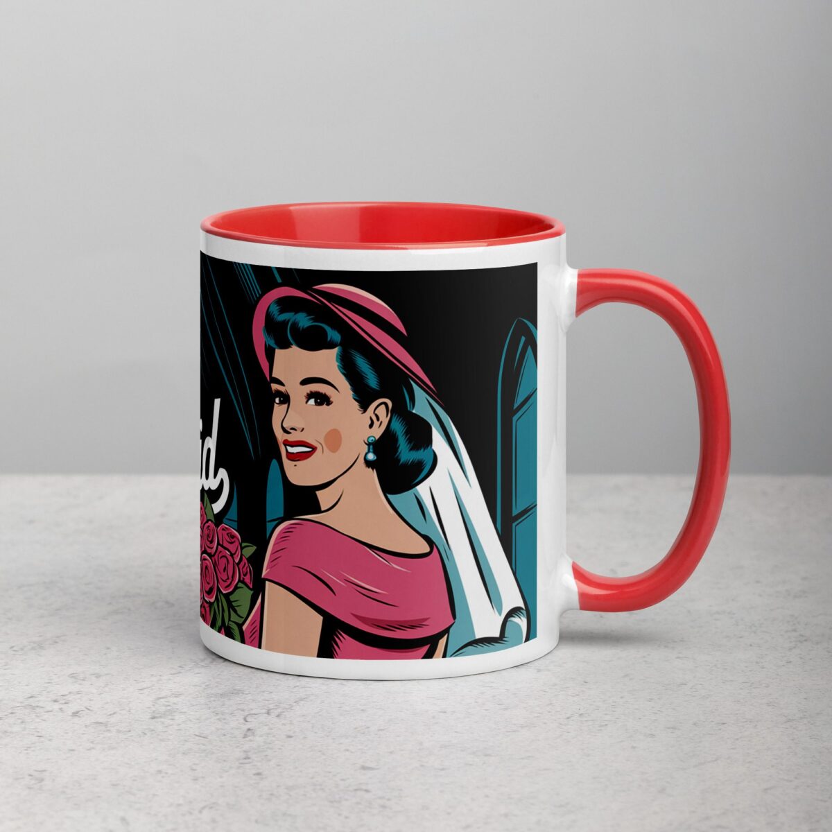 Thank You for Being My Bridesmaid Retro Coffee Mug - Image 9