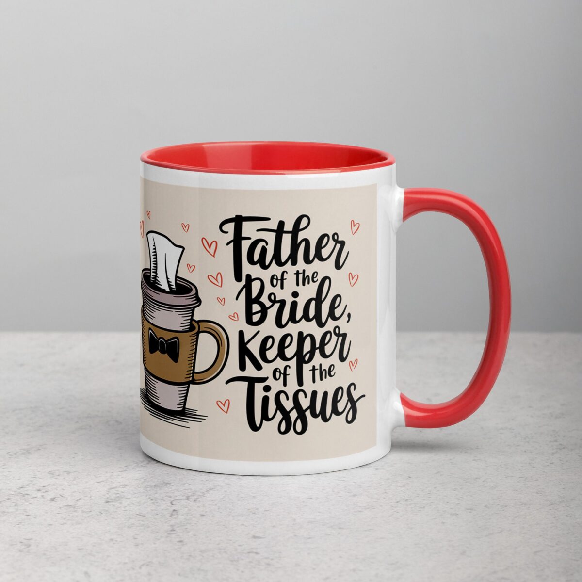 Father of the Bride, Keeper of the Tissues Coffee Mug - Image 9