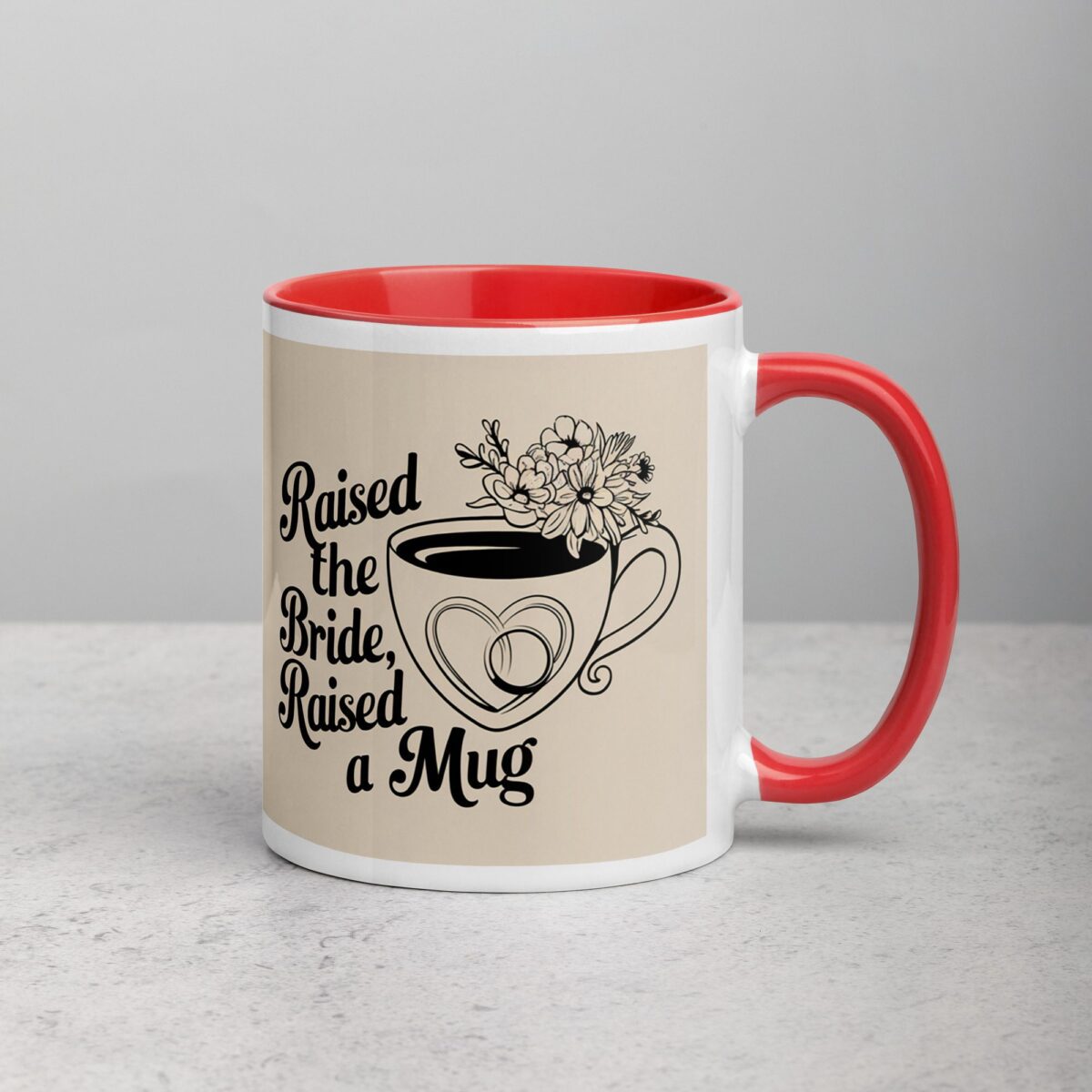 Raised the Bride, Raised a Mug Father of Bride Mug - Image 9