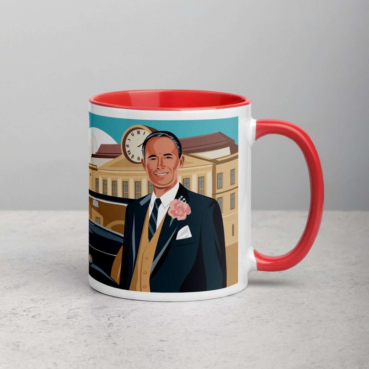 Father of the Bride Retro Coffee Mug & Tea Cup - Image 9