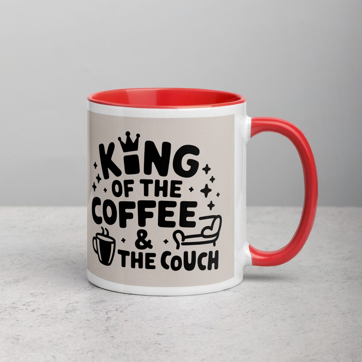 King of the Coffee & the Couch Husband Mug - Image 9