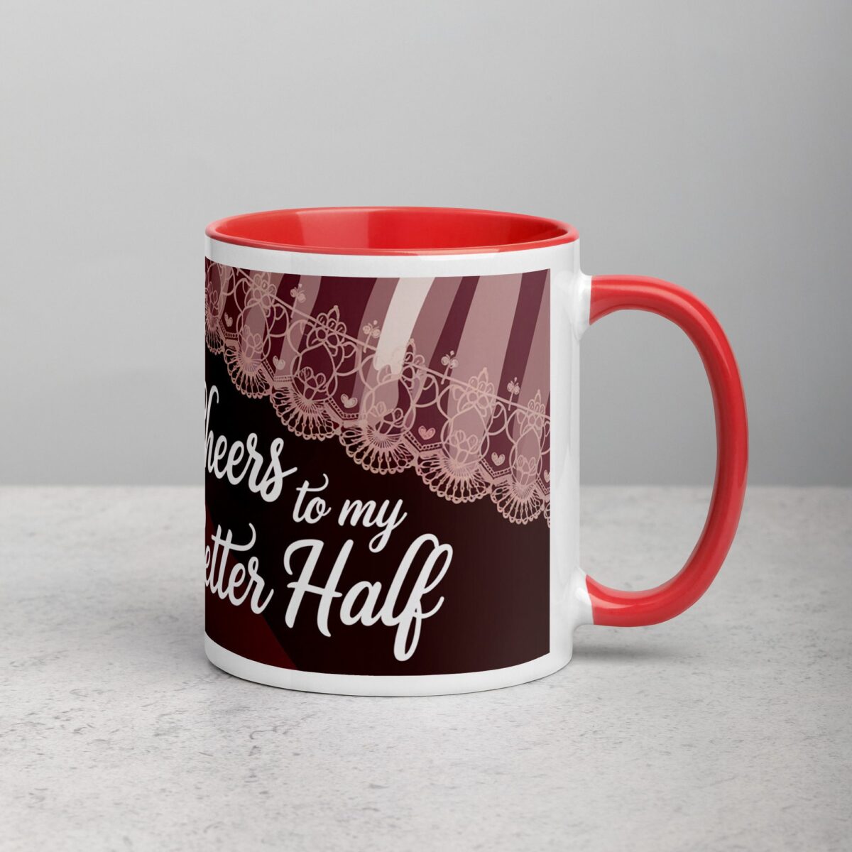 Cheers to My Better Half Husband Coffee Mug - Image 9