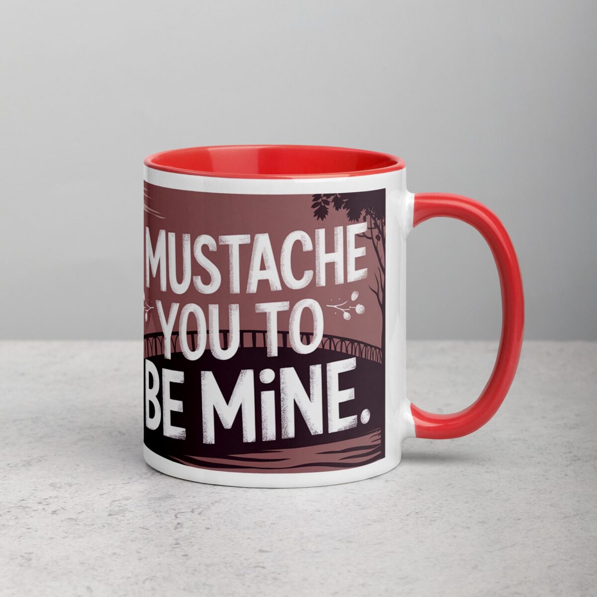 I Mustache You to Be Mine Boyfriend Coffee Mug - Image 9