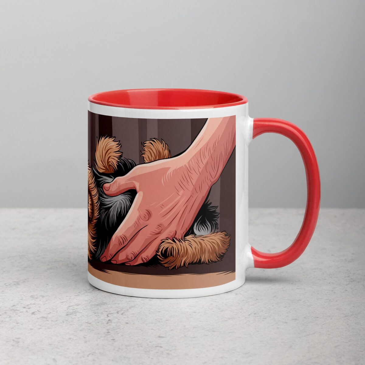 Yorkie Dad: Master of Treats and Belly Rubs Coffee Mug - Image 9