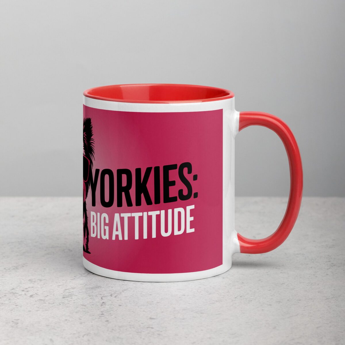 Yorkies: Small Dog, Big Attitude Coffee Mug - Image 9