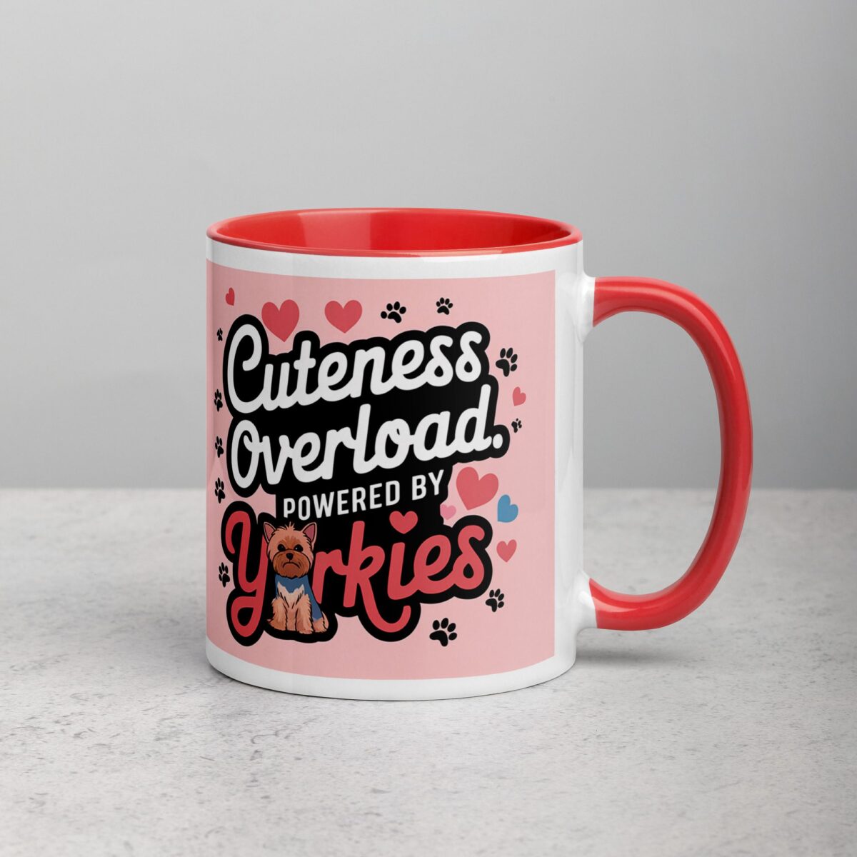 Cuteness Overload: Powered by Yorkies Coffee Mug - Image 9