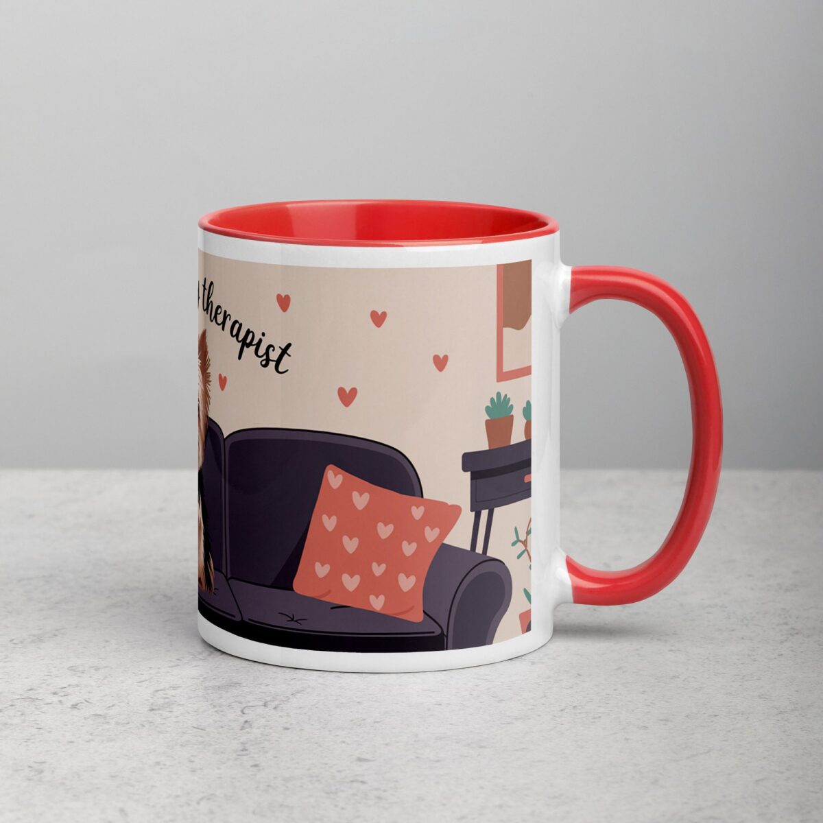 My Yorkie Is My Therapist Coffee Mug - Image 9