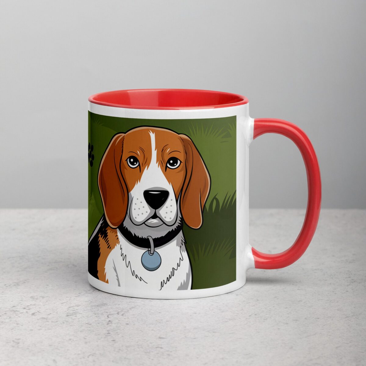 Warning: Beagle on Patrol Coffee Mug - Image 9