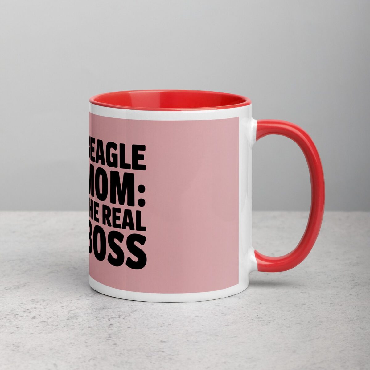 Beagle Mom: The Real Boss Coffee Mug - Image 9