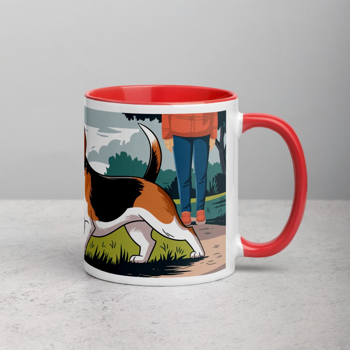 My Beagle Is the Reason I Wake Up (and Smile) Coffee Mug - Image 9