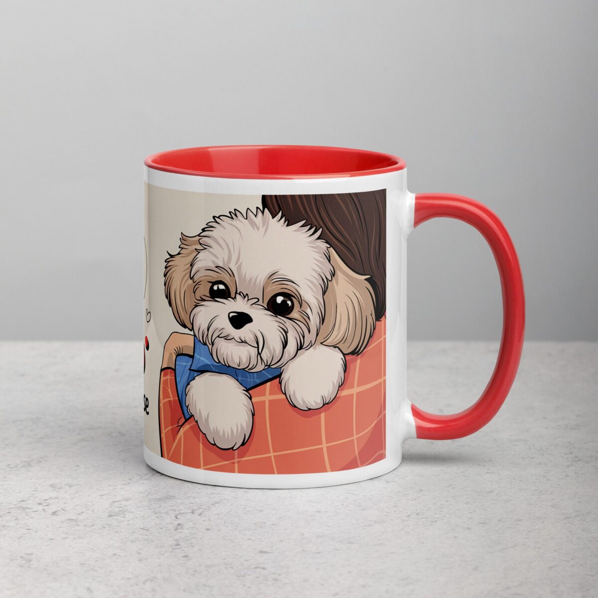 Fluff and Cuddles: Powered by Bichon Frise Coffee Mug - Image 9