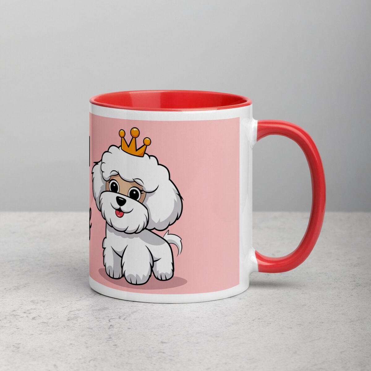 Bichon Mom: Queen of Fluff Coffee Mug - Image 9