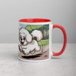 Warning: Fluff Ball on the Loose Coffee Mug - Image 9