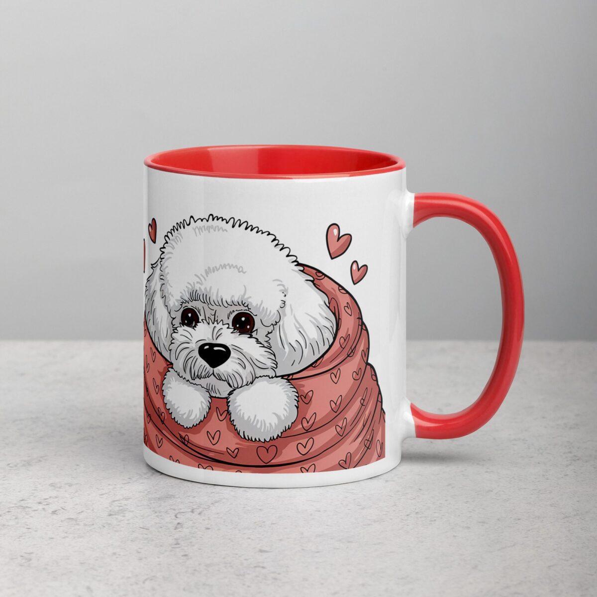 Happiness Is a Warm Bichon Coffee Mug & Tea Cup - Image 9