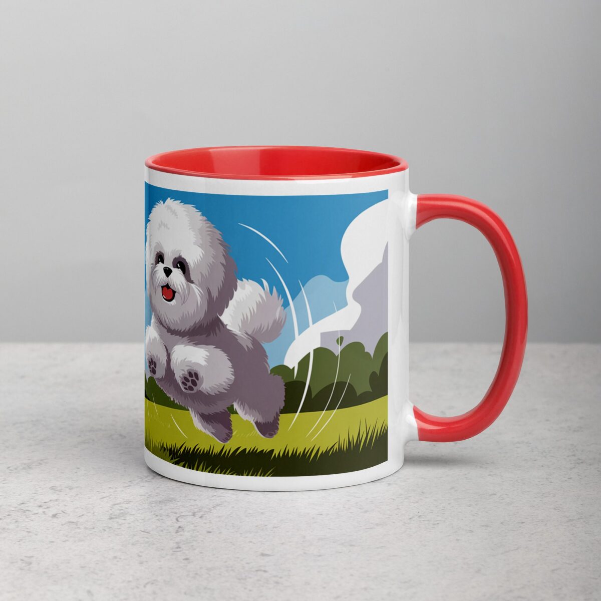 Behold the Bichon Bounce! Coffee Mug - Image 9