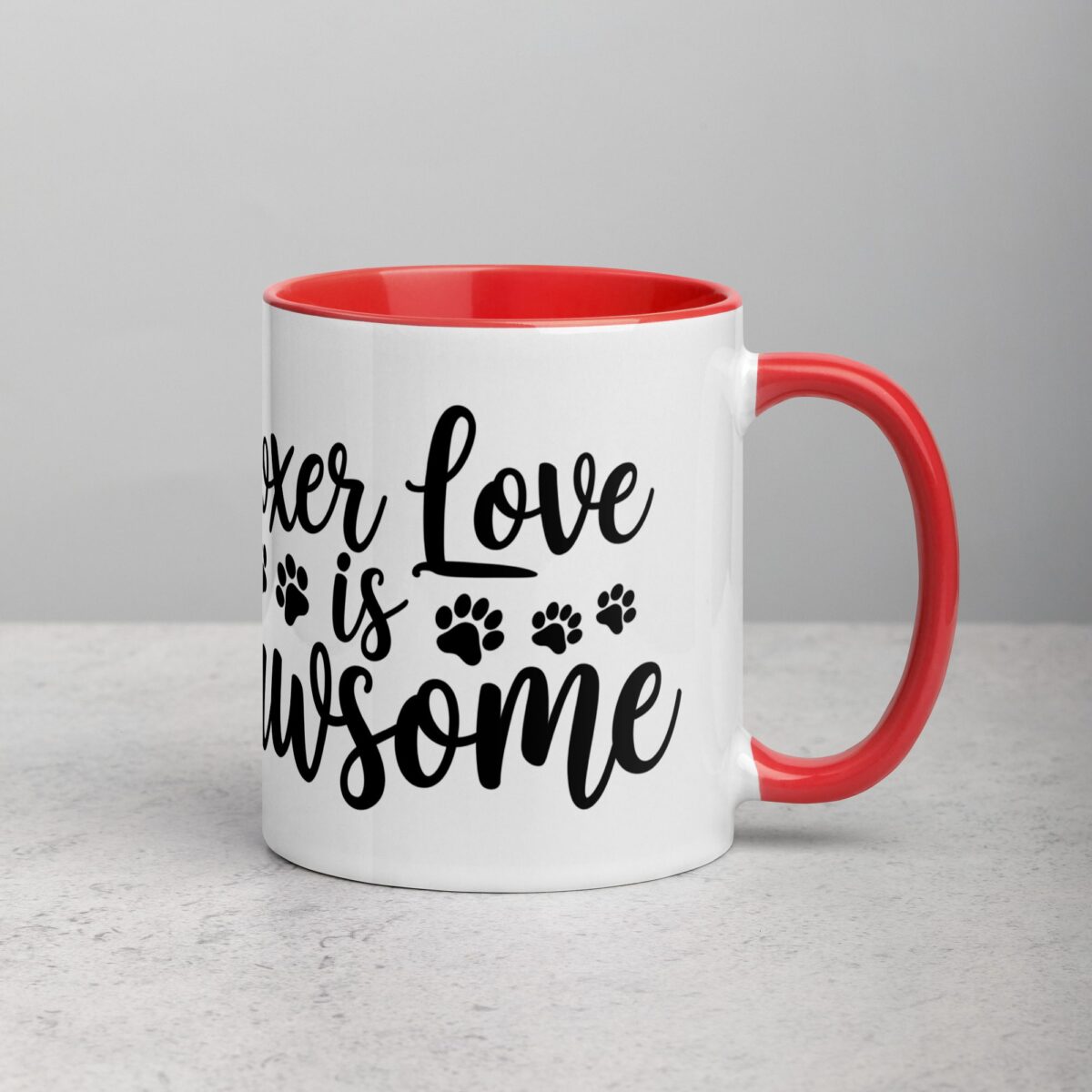 Boxer Love Is Pawsome Coffee Mug & Tea Cup - Image 9