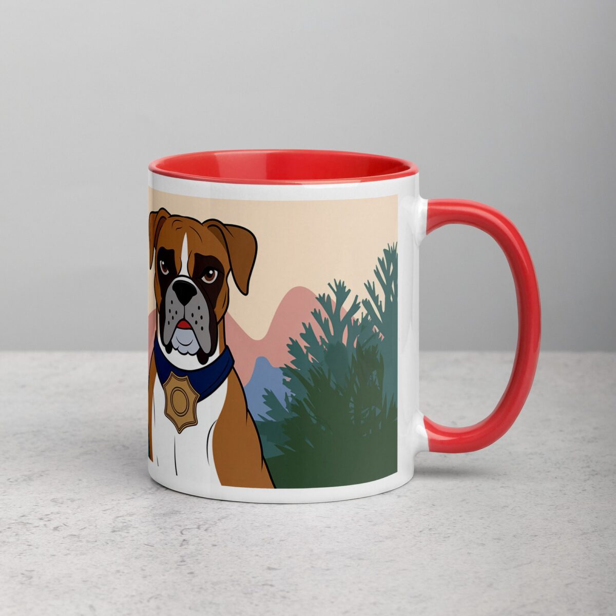 Boxer Patrol: Always on Guard Coffee Mug - Image 9