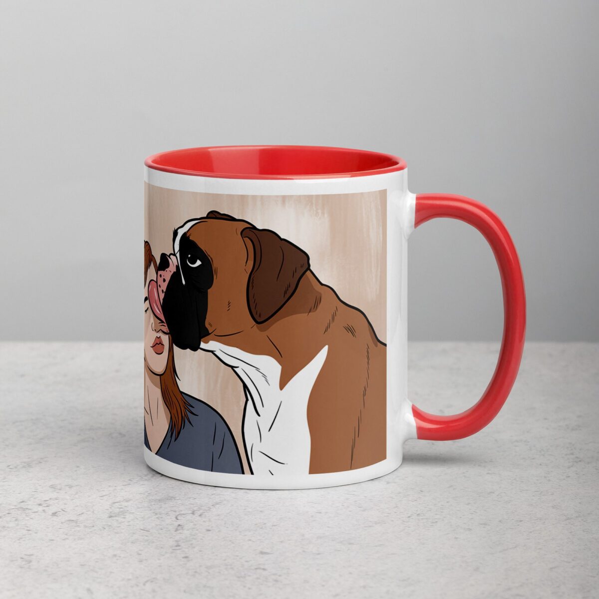 Fueled by Coffee and Boxer Kisses Mug - Image 9