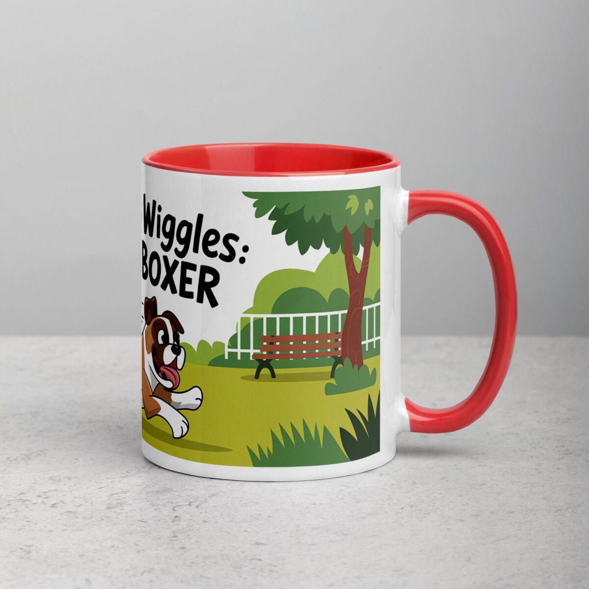 Wiggles and Wiggles: That’s My Boxer Coffee Mug - Image 9