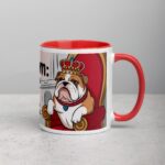 Bulldog Mom: Queen of Snuggles Coffee Mug - Image 9